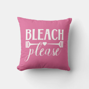 Cojín Decorativo Cita de Bleach Please Peluquero Estilista Salón