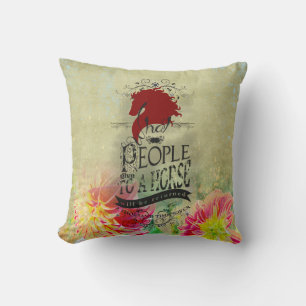 Cojín Decorativo Cita de caballo - Pillow