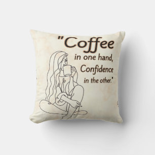 Cojín Decorativo cita de café