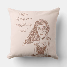 Cojín Decorativo cita de café