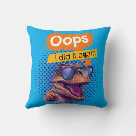 Cojín Decorativo cita de dinosaurios