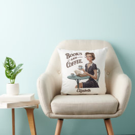 Cojín Decorativo Cita de Lover para libros y libros de café