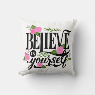 Cojín Decorativo Cita de Manifestación Positiva de Pillow Estético