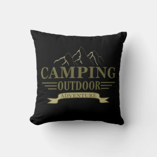Cojín Decorativo Cita divertida de campamento para campistas