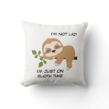 Cita divertida de Girly Cute Sloth Time