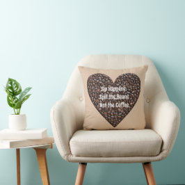 Cojín Decorativo Cita divertida para café