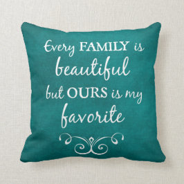 Cojín Decorativo Cita familiar inspiradora