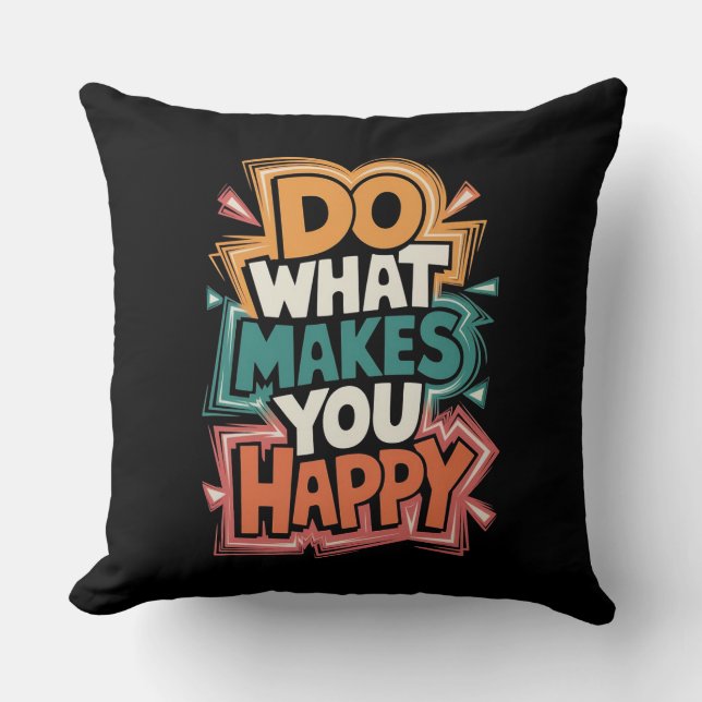 Cojín Decorativo Cita motivacional (Anverso)