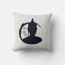 Cojín Decorativo Cita Zen: Sabiduría y meditación