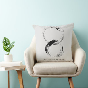 Cojín Decorativo Cita Zen: Sabiduría y meditación