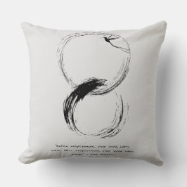 Cojín Decorativo Cita Zen: Sabiduría y meditación