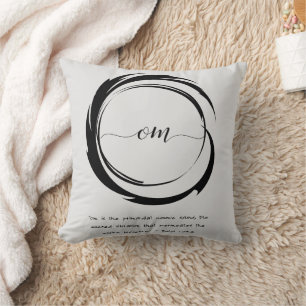 Cojín Decorativo Cita Zen: Sabiduría y meditación