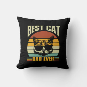 Cojín Decorativo Citas de abuelo   Mejor Papá Gato