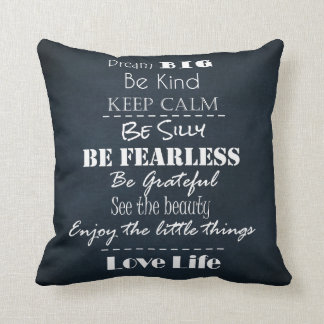 Cojín Decorativo Citas de afirmaciones de actitud positiva