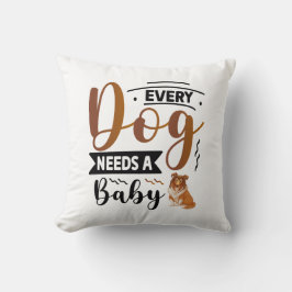 Cojín Decorativo Citas de perros para hombres