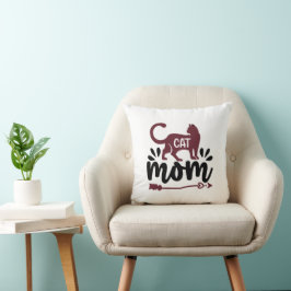 Cojín Decorativo Citas Divertidas de Gatos