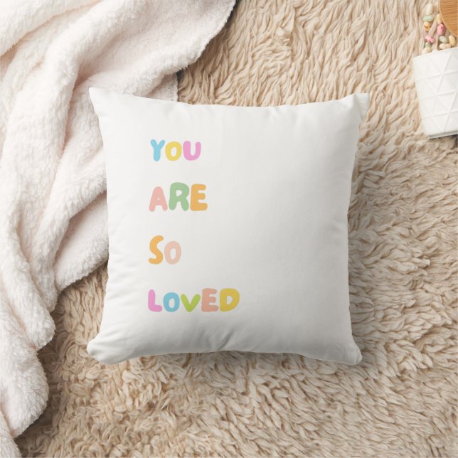 Cojín Decorativo Citas inspiradoras - Eres tan amado (Manta)