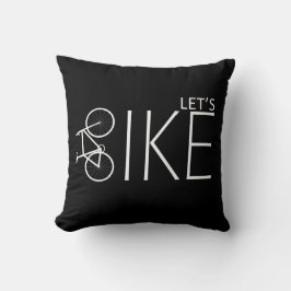 Cojín Decorativo Citas motivadoras de ciclismo de montaña