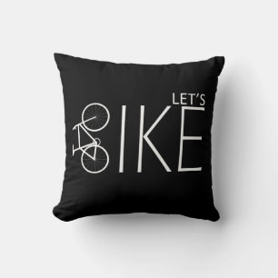 Cojín Decorativo Citas motivadoras de ciclismo de montaña