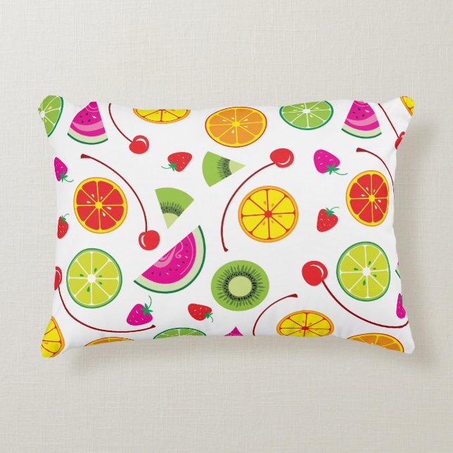 Cojín Decorativo Cítricos y bayas (Anverso)