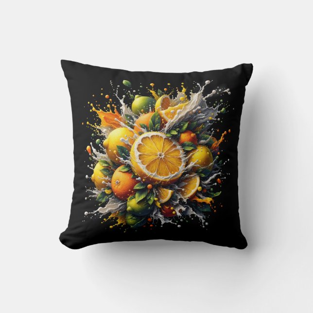 Cojín Decorativo Citrus Explosion (Anverso)