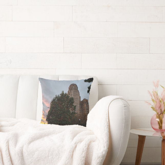 Cojín Decorativo City Hall and Sunset (Sofá)