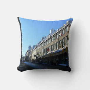 Cojín Decorativo Ciudad Antigua de Quebec, Quebec, Canadá