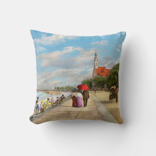 Cojín Decorativo Ciudad - Chicago, IL - Lake shore drive 1907