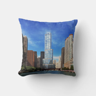 Cojín Decorativo Ciudad - Chicago IL - Trump Tower