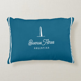 Cojín Decorativo Ciudad de Buenos Aires Vintage Retro Elegante