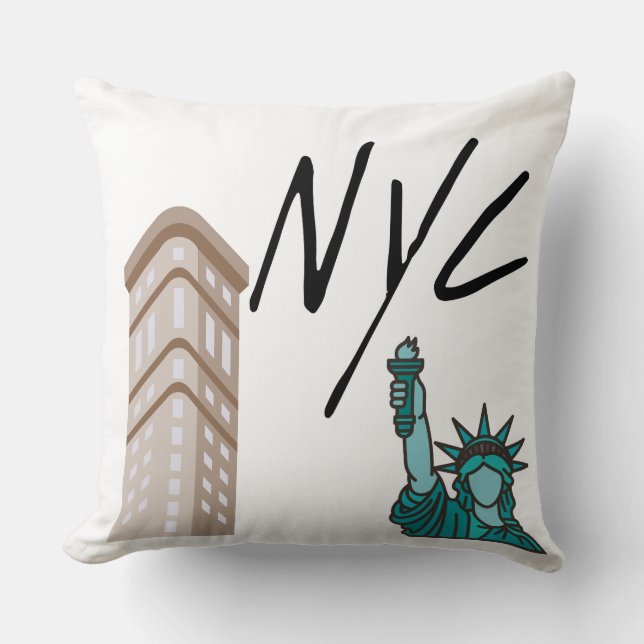 COJÍN DECORATIVO CIUDAD DE NUEVA YORK NYC (Anverso)