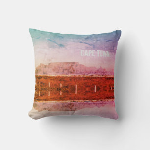 Cojín Decorativo Ciudad del Cabo Mesa Montaña León cabeza Sudáfrica