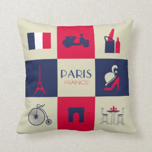 Cojín Decorativo Ciudad del europeo de París