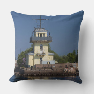 Cojín Decorativo Ciudad fortaleza naval del zar Pedro el Grande
