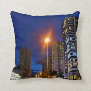 Cojín Decorativo Ciudad Londrina de la noche