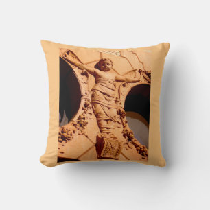 Cojín Decorativo Ciudadanos de Piedra - bebé de granito con ropa de