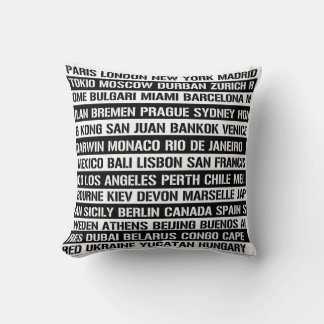 Cojín Decorativo Ciudades del mundo