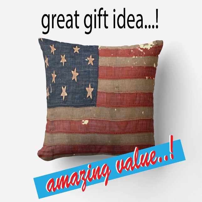 Cojín Decorativo Civil War Union Awesome Charming Flag (Subido por el creador)