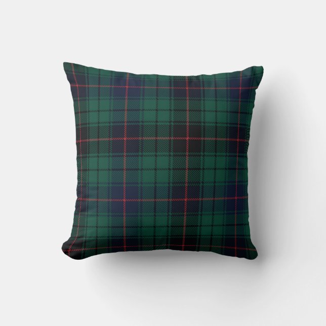 Cojín Decorativo Clan Davidson Tartan Plaid (Anverso)