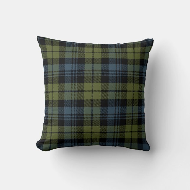 Cojín Decorativo Clan escocés Campbell Tartán Plaid (Anverso)
