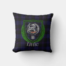 Clan escocés pequeño Tartán y Escudo