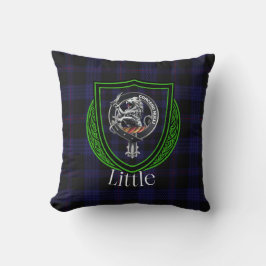 Cojín Decorativo Clan escocés pequeño Tartán y Escudo