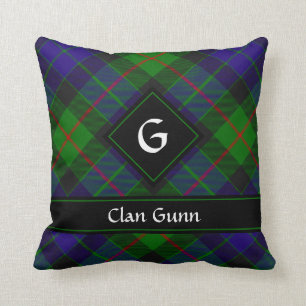 Cojín decorativo Clan Gunn Tartan