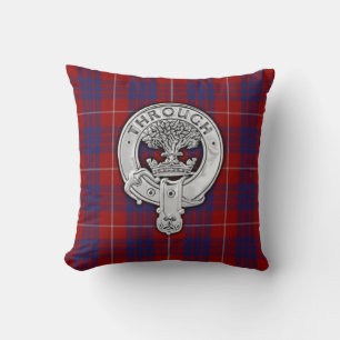 Cojín Decorativo Clan Hamilton Escudo & Tartan