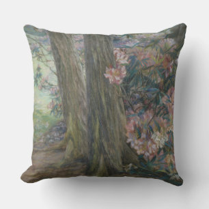 Cojín Decorativo Clara Voortman Rhododendron Bush en un jardín