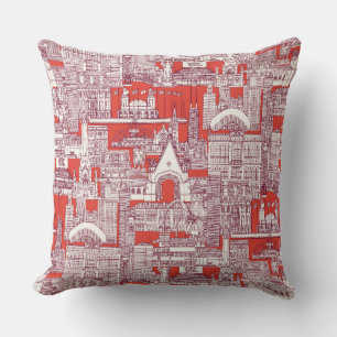 Cojín Decorativo Claret lava rojo