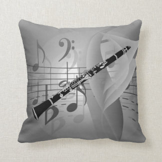 Cojín Decorativo Clarinet con acentos musicales