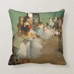 Cojín Decorativo Clase Ballet   Edgar Degas   Impresionista