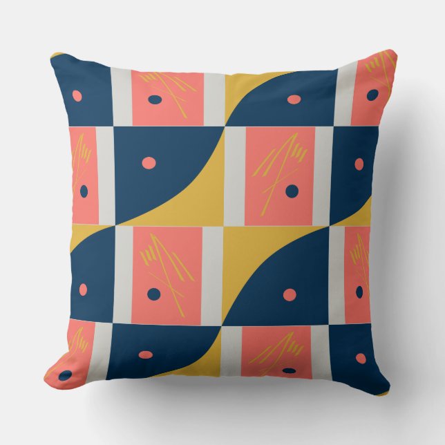 Cojín Decorativo Clase coral (Anverso)