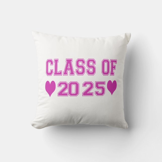 Cojín Decorativo Clase De 2025 (Anverso)